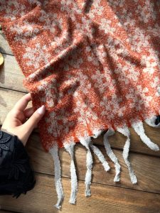 شال موهر حوله ای طرح هشتکی