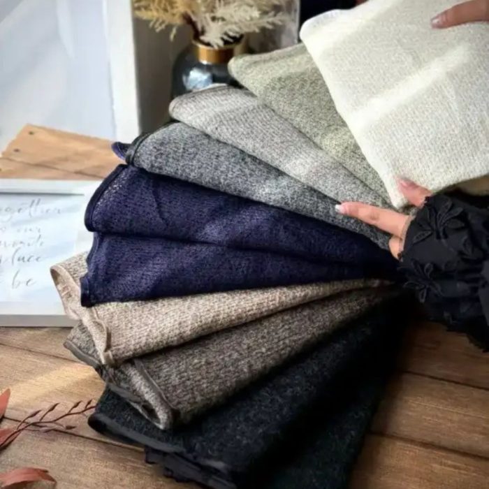 شال پاییزه توري حاشیه گان