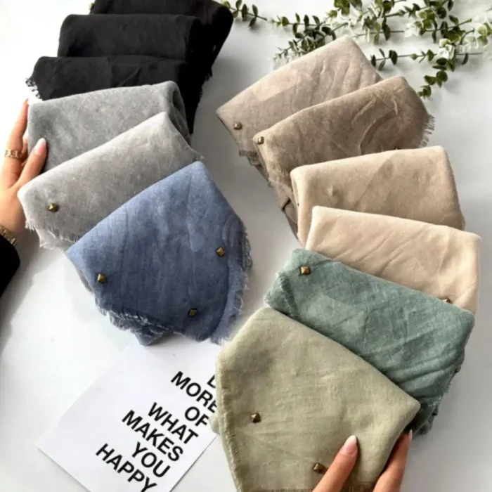 شال کنفی چهار طرف ریشه حاشیه پانچی